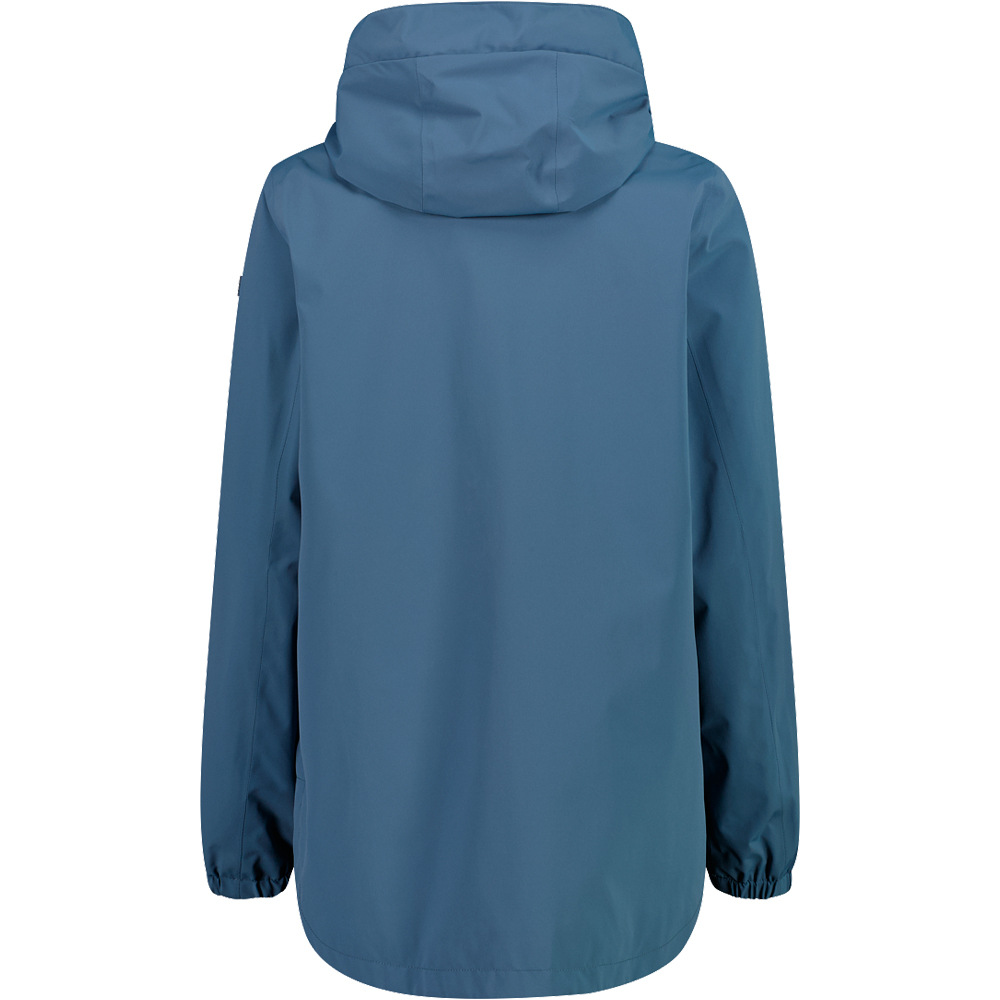 Cmp chaqueta impermeable insulada mujer WOMAN JACKET FIX HOOD vista trasera