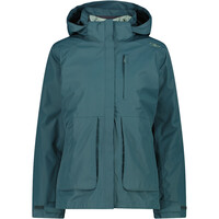 Cmp chaqueta impermeable insulada mujer WOMAN JACKET ZIP HOOD DETACHBLE INN.JACKET vista frontal