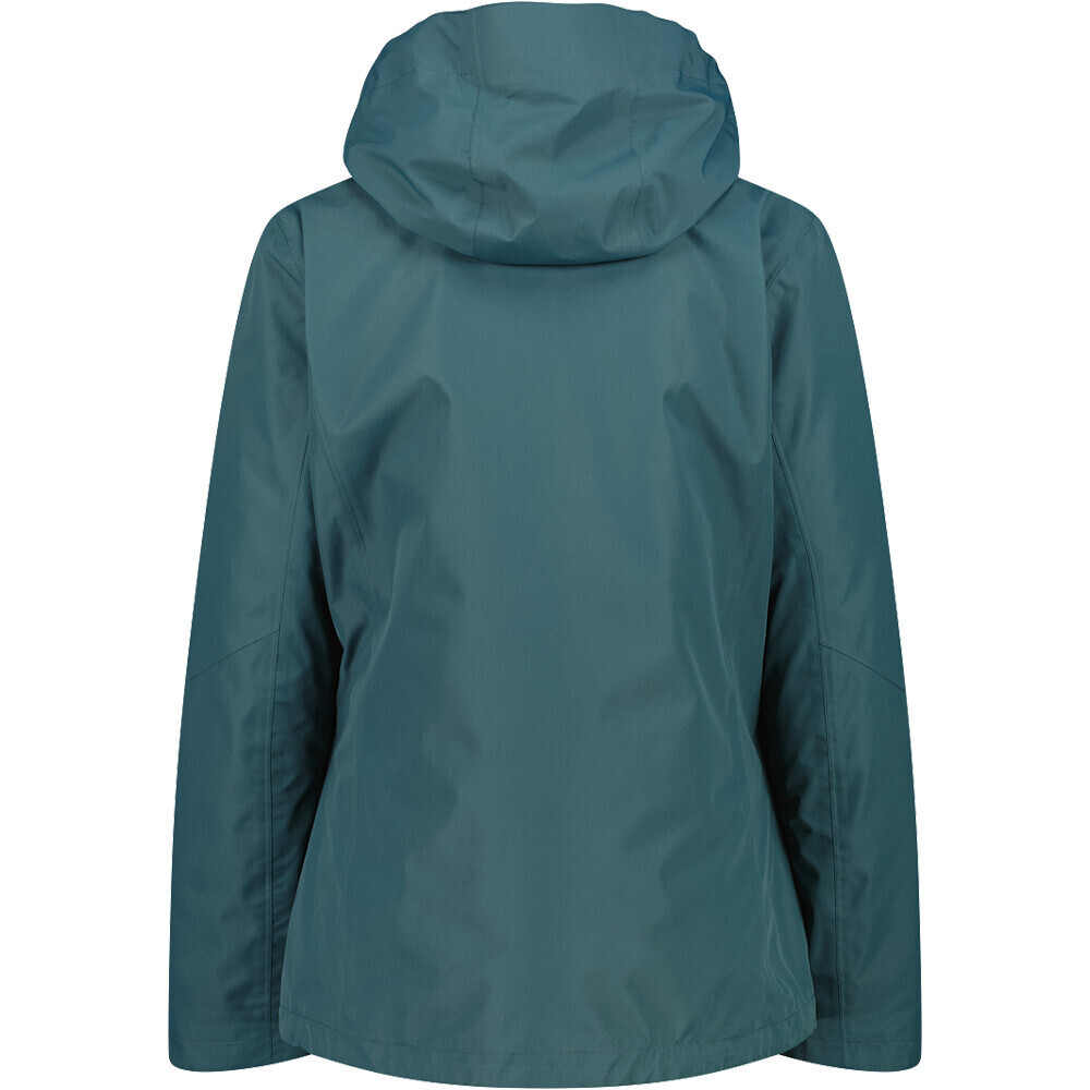 Cmp chaqueta impermeable insulada mujer WOMAN JACKET ZIP HOOD DETACHBLE INN.JACKET vista trasera