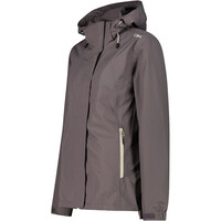 Cmp chaqueta impermeable insulada mujer WOMAN JACKET ZIP HOOD WITH VENTILATION vista detalle