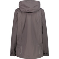 Cmp chaqueta impermeable insulada mujer WOMAN JACKET ZIP HOOD WITH VENTILATION vista trasera