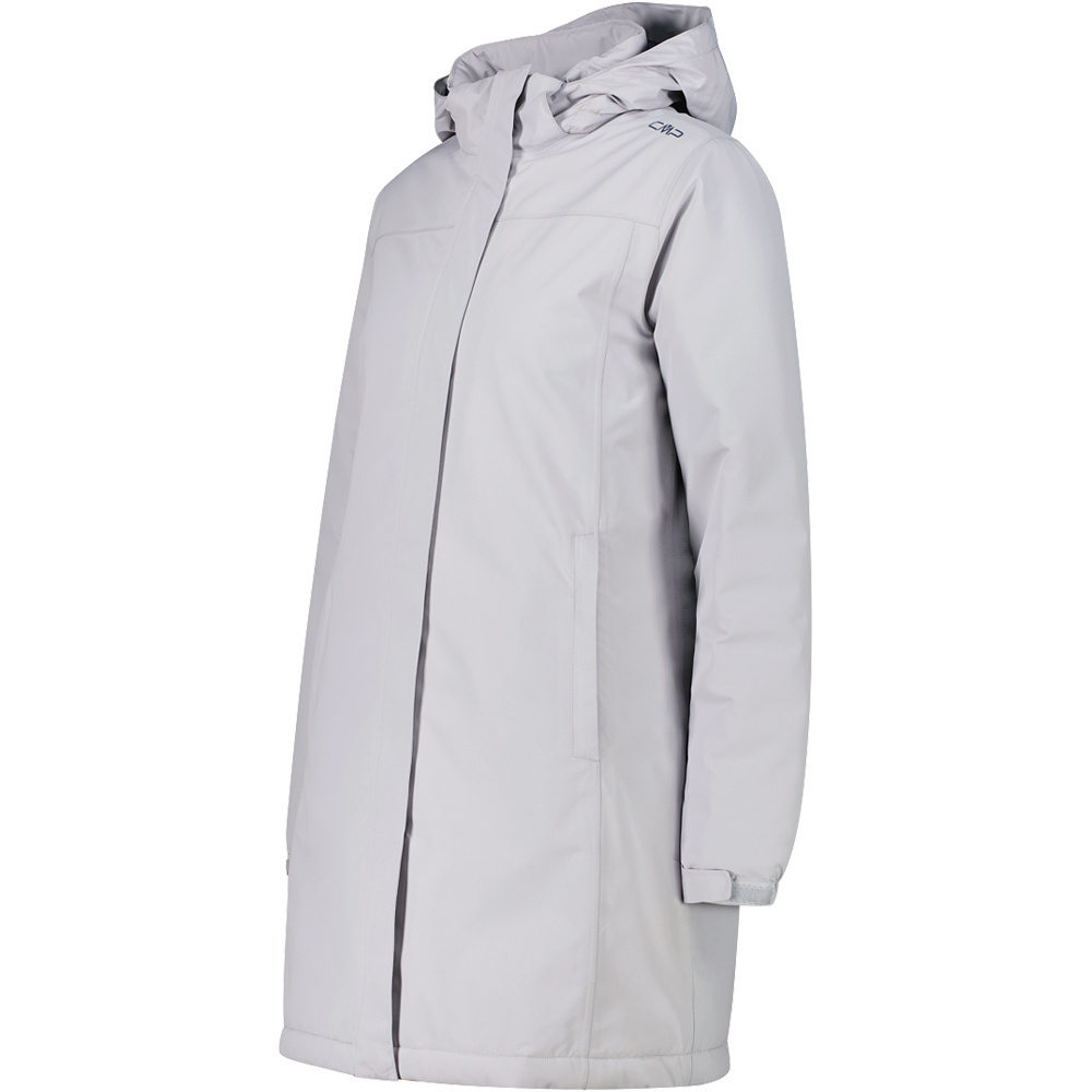 Cmp chaqueta impermeable insulada mujer WOMAN PARKA ZIP HOOD vista detalle