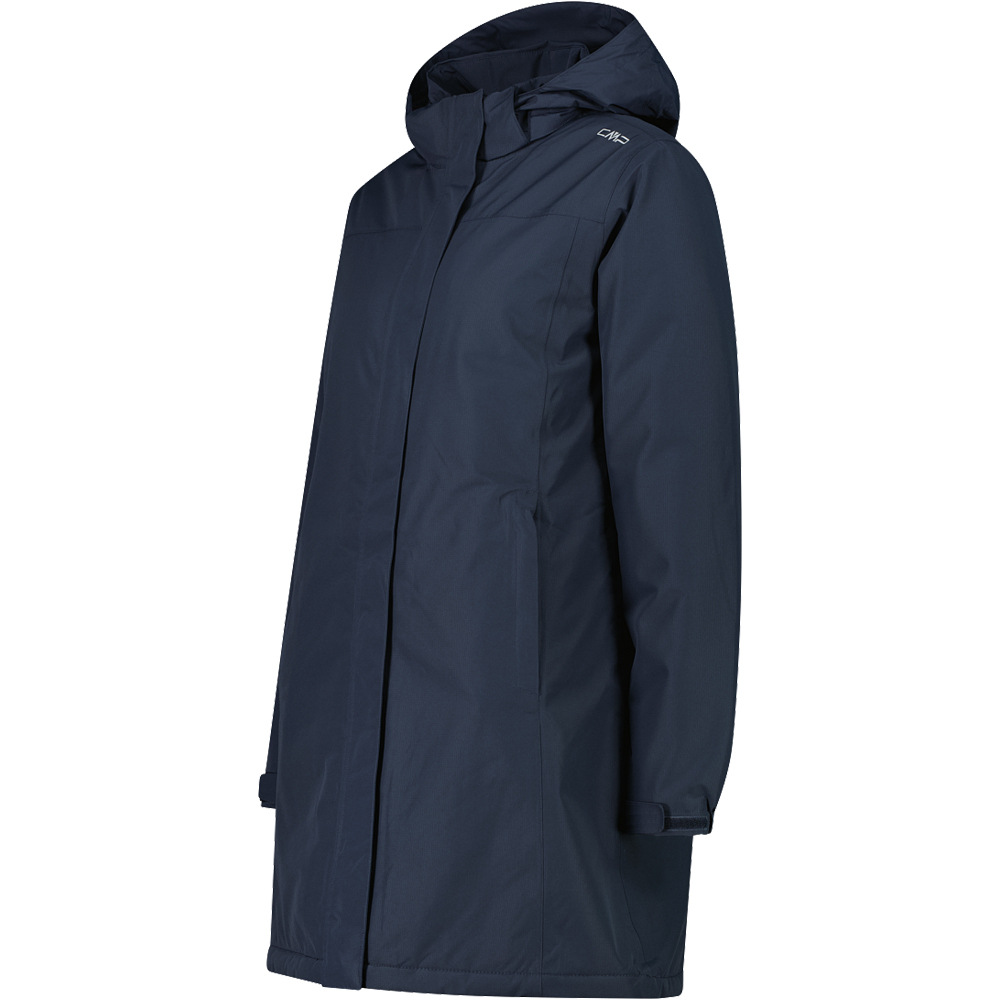 Cmp chaqueta impermeable insulada mujer WOMAN PARKA ZIP HOOD vista detalle