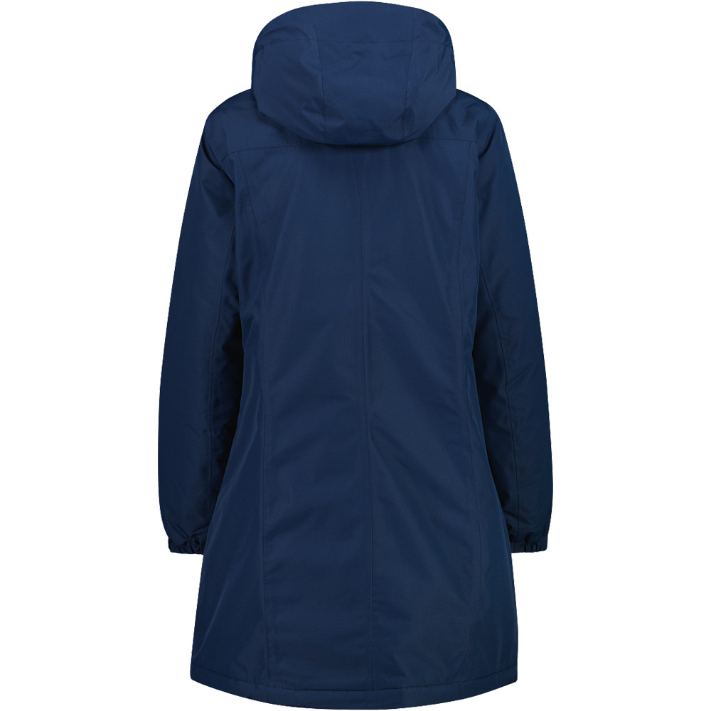 Cmp chaqueta impermeable insulada mujer WOMAN PARKA ZIP HOOD vista trasera