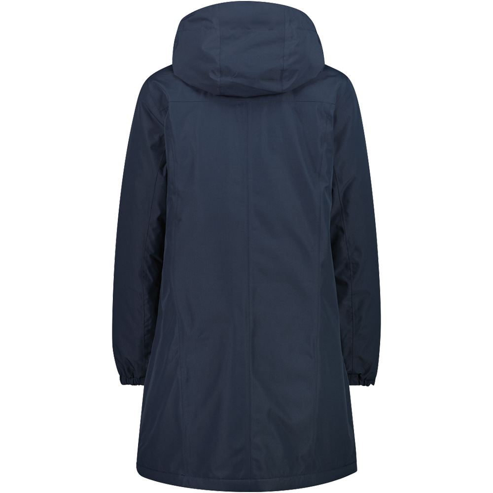 Cmp chaqueta impermeable insulada mujer WOMAN PARKA ZIP HOOD vista trasera