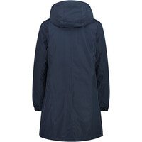 Cmp chaqueta impermeable insulada mujer WOMAN PARKA ZIP HOOD vista trasera