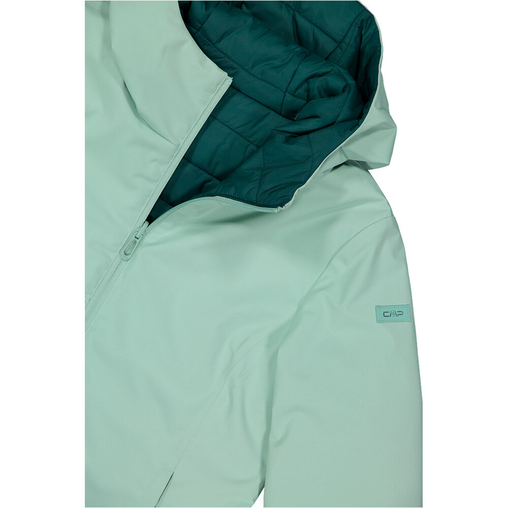 Cmp chaqueta impermeable insulada mujer WOMAN REVERSE JACKET FIX HOOD 06