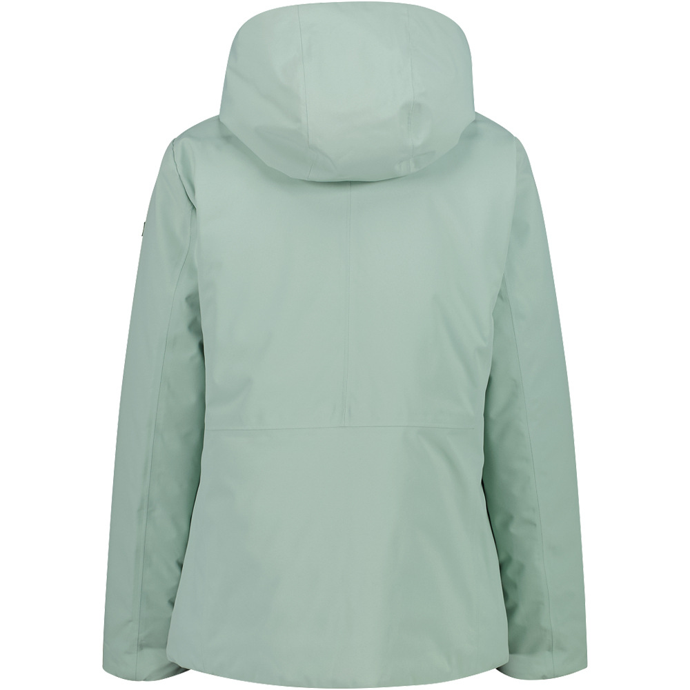 Cmp chaqueta impermeable insulada mujer WOMAN REVERSE JACKET FIX HOOD vista trasera