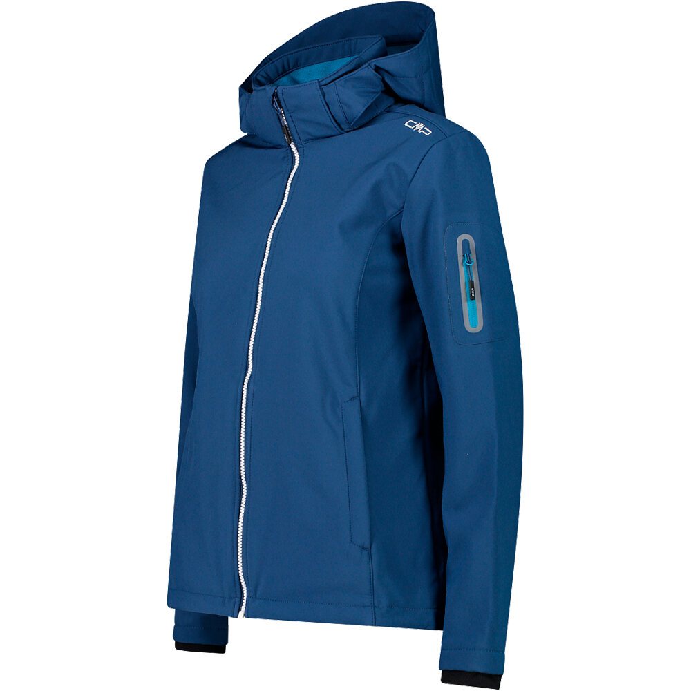Cmp chaqueta impermeable insulada mujer WOMAN ZIP HOOD JACKET vista detalle