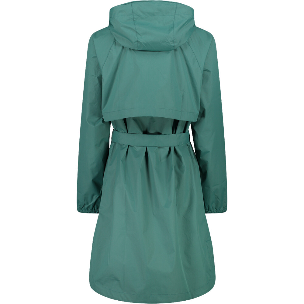 Cmp chaqueta impermeable mujer WOMAN COAT RAIN FIX HOOD vista trasera