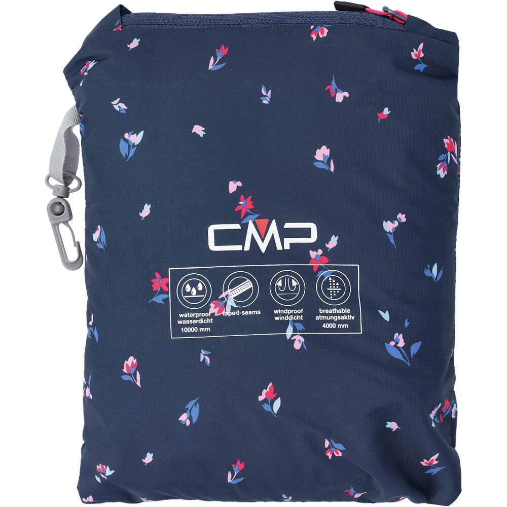 Cmp chaqueta impermeable mujer WOMAN JACKET FIX HOOD 03