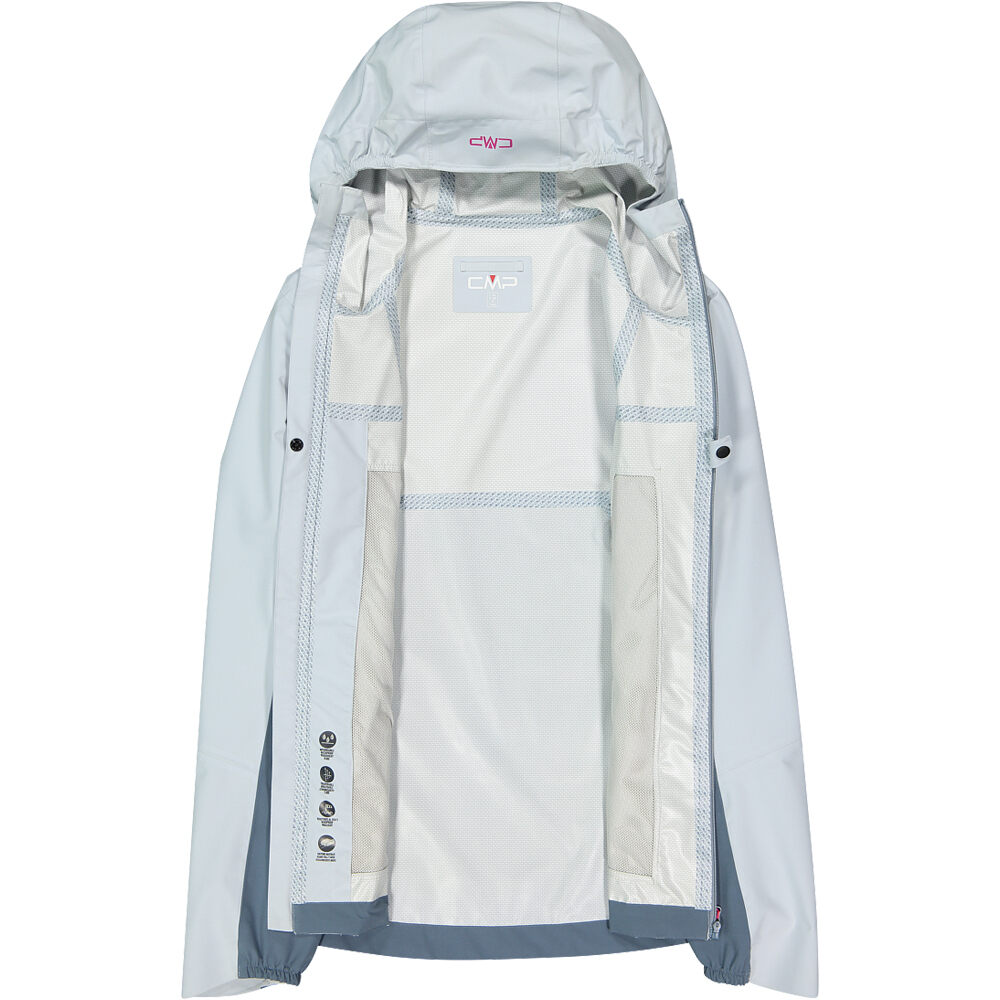 Cmp chaqueta impermeable mujer WOMAN JACKET FIX HOOD 03