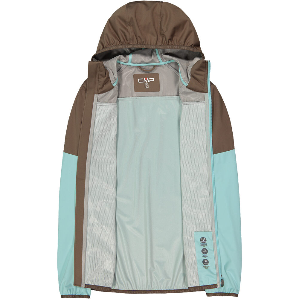 Cmp chaqueta impermeable mujer WOMAN JACKET FIX HOOD 03