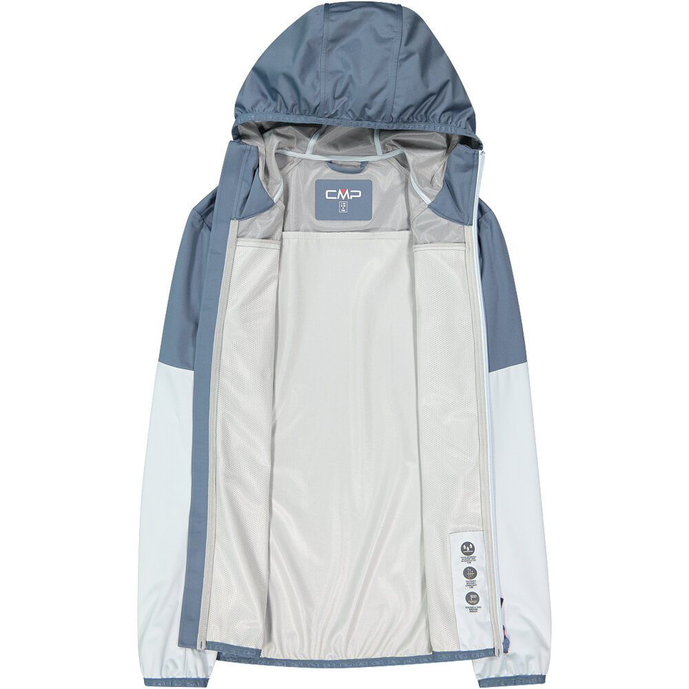 Cmp chaqueta impermeable mujer WOMAN JACKET FIX HOOD 03