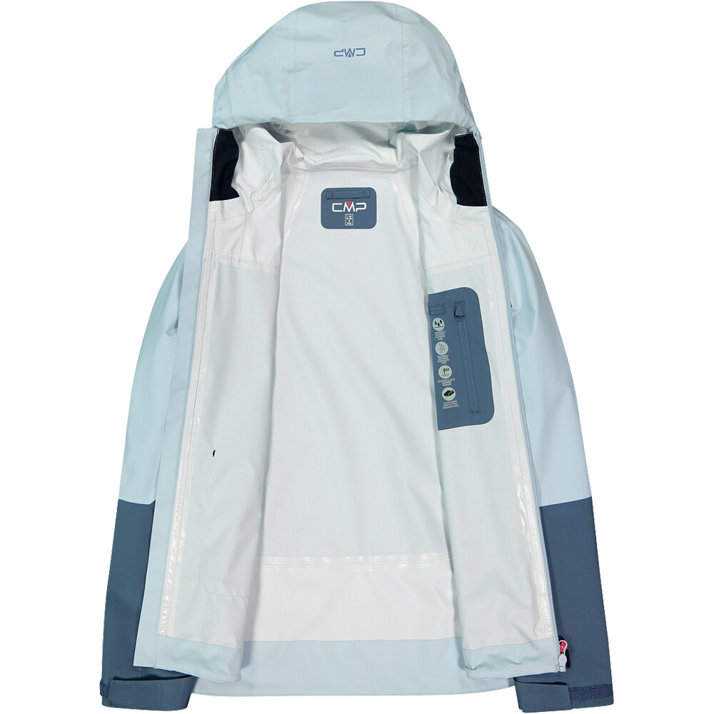 Cmp chaqueta impermeable mujer WOMAN JACKET FIX HOOD 03