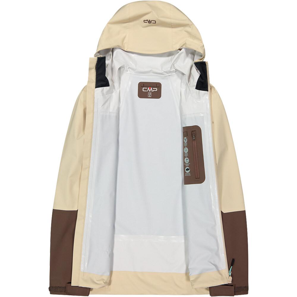Cmp chaqueta impermeable mujer WOMAN JACKET FIX HOOD 03