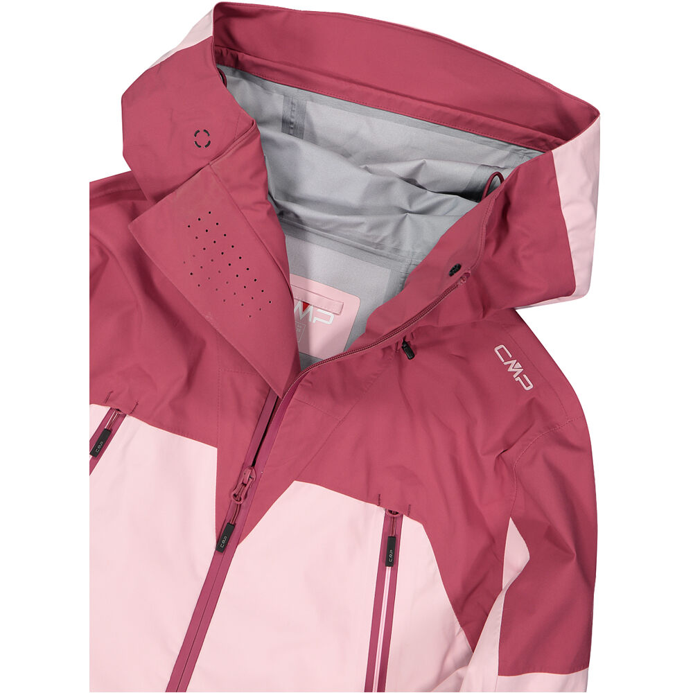 Cmp chaqueta impermeable mujer WOMAN JACKET FIX HOOD 04