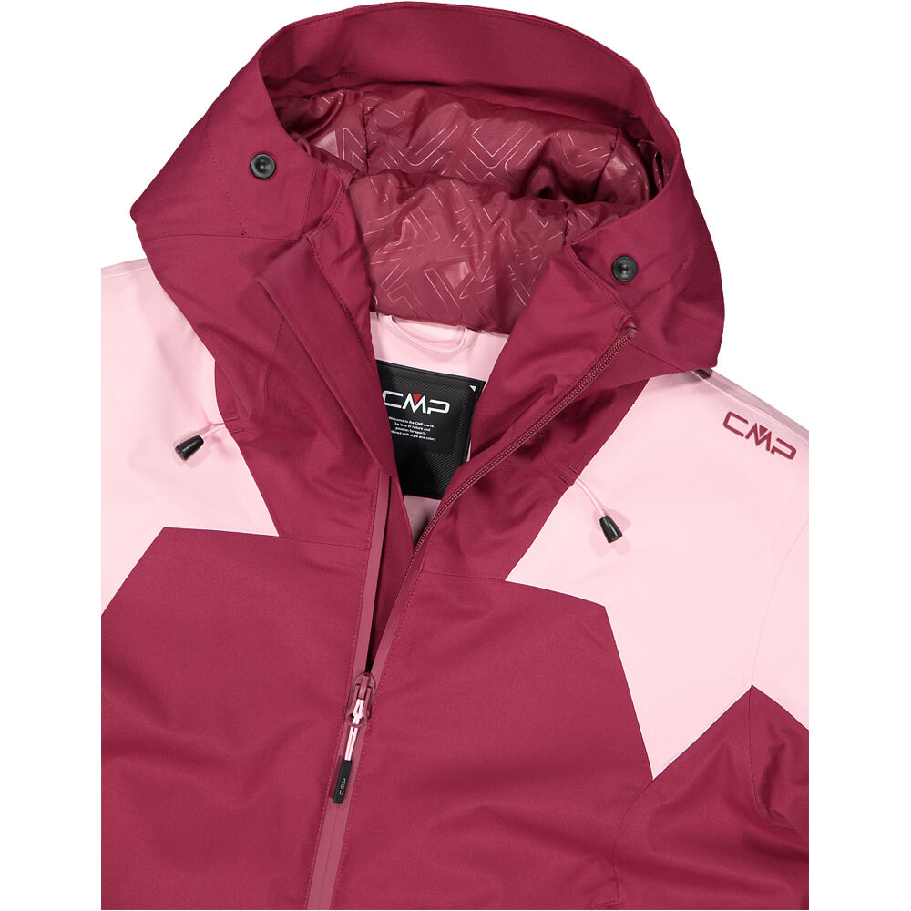 Cmp chaqueta impermeable mujer WOMAN JACKET FIX HOOD 04