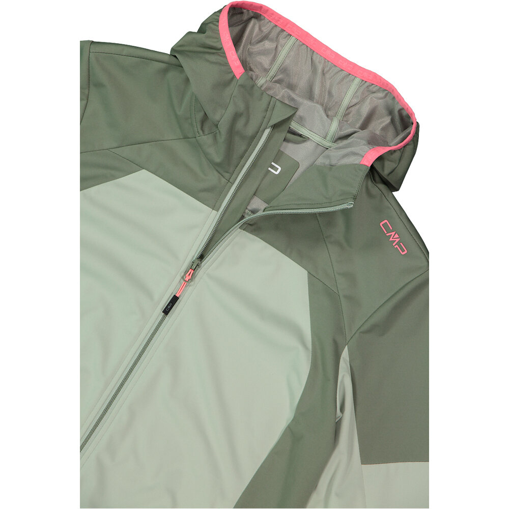 Cmp chaqueta impermeable mujer WOMAN JACKET FIX HOOD 04
