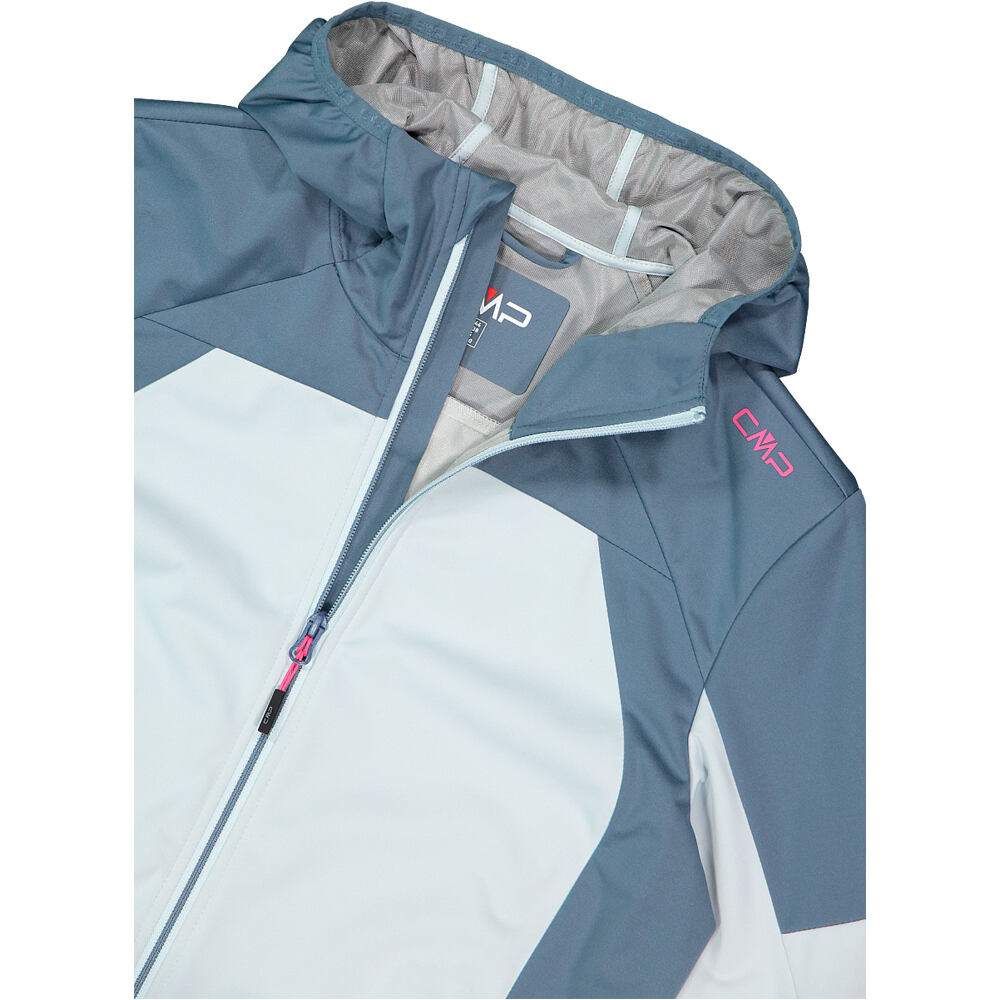 Cmp chaqueta impermeable mujer WOMAN JACKET FIX HOOD 04