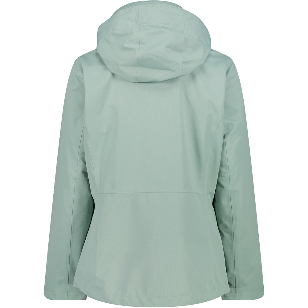 Cmp chaqueta impermeable mujer WOMAN JACKET FIX HOOD DETACHBLE INN.JACKET vista trasera