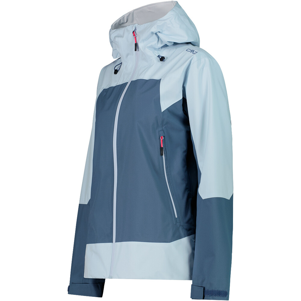 Cmp chaqueta impermeable mujer WOMAN JACKET FIX HOOD vista detalle