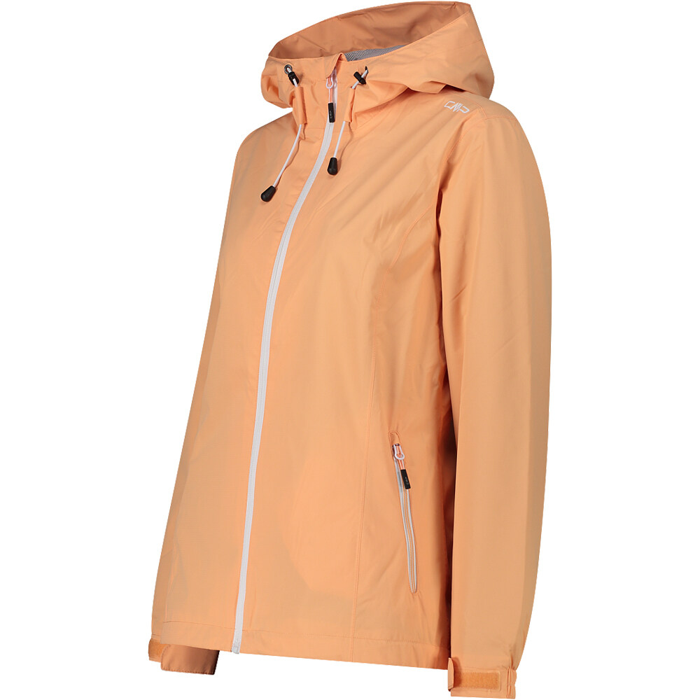 Cmp chaqueta impermeable mujer WOMAN JACKET FIX HOOD vista detalle