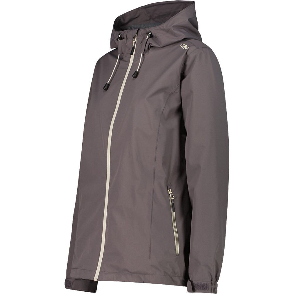 Cmp chaqueta impermeable mujer WOMAN JACKET FIX HOOD vista detalle