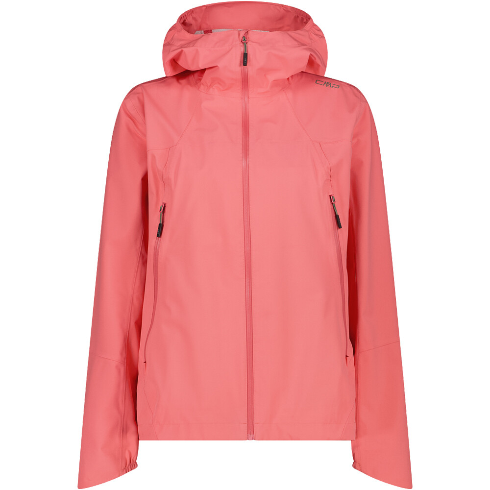 Cmp chaqueta impermeable mujer WOMAN JACKET FIX HOOD vista frontal