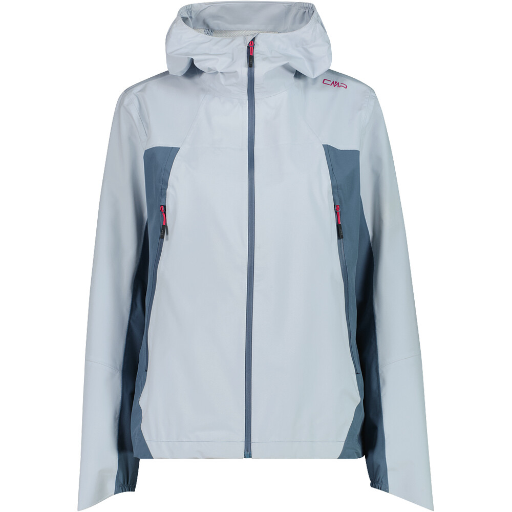 Cmp chaqueta impermeable mujer WOMAN JACKET FIX HOOD vista frontal
