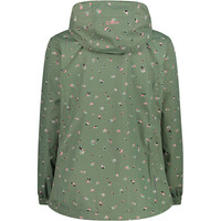 Cmp chaqueta impermeable mujer WOMAN JACKET FIX HOOD vista trasera