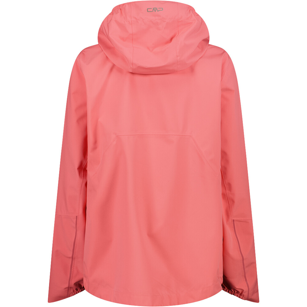 Cmp chaqueta impermeable mujer WOMAN JACKET FIX HOOD vista trasera