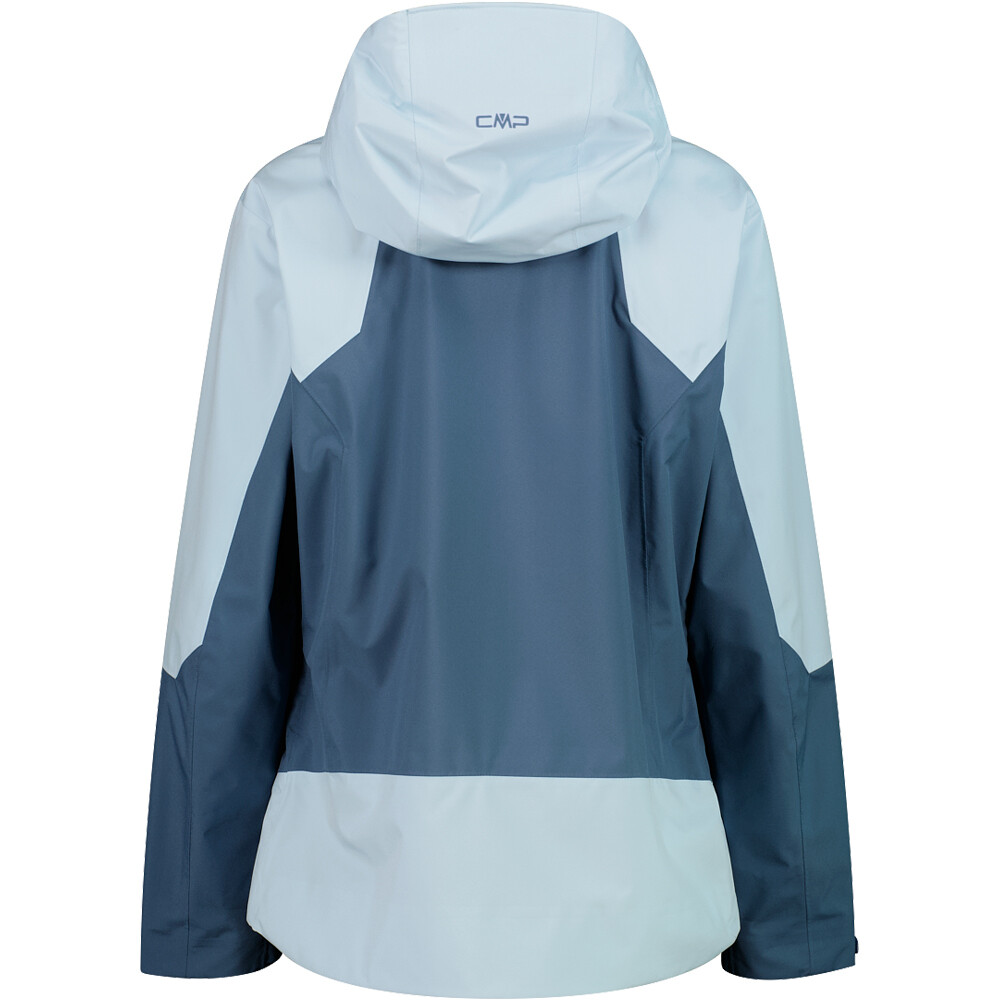 Cmp chaqueta impermeable mujer WOMAN JACKET FIX HOOD vista trasera