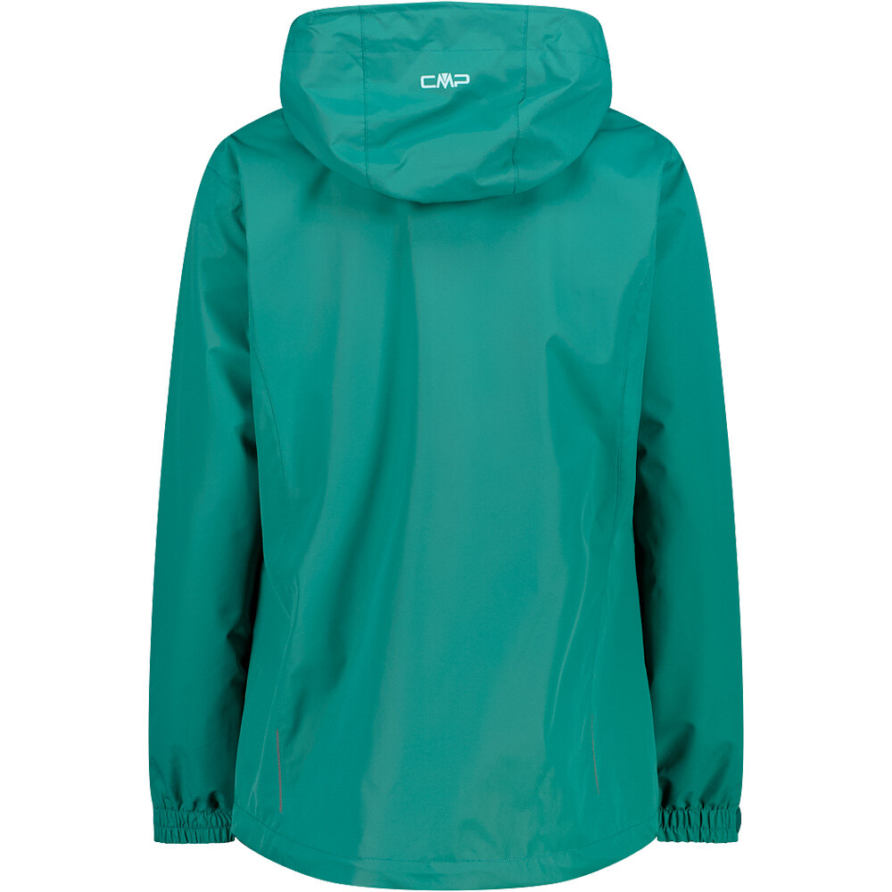 Cmp chaqueta impermeable mujer WOMAN JACKET FIX HOOD vista trasera
