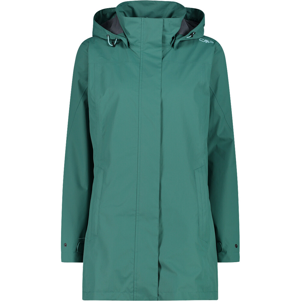 Cmp chaqueta impermeable mujer WOMAN JACKET SNAPS HOOD vista frontal