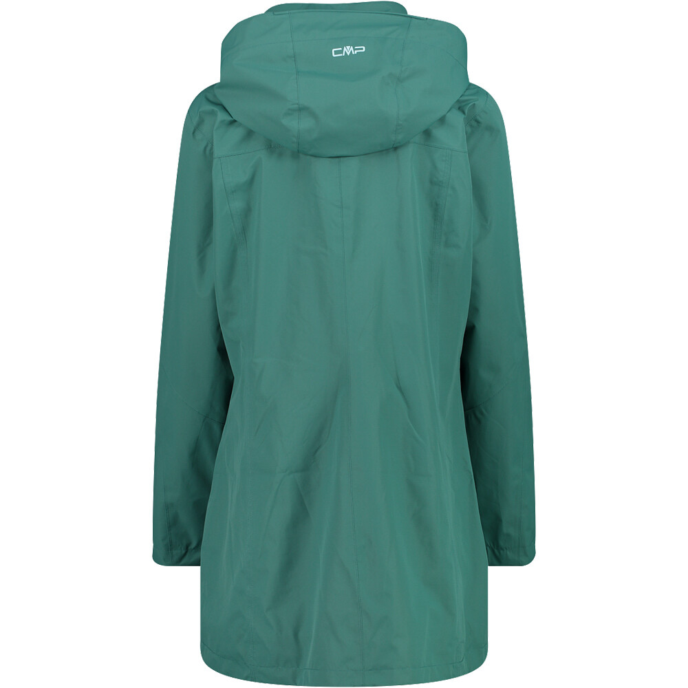Cmp chaqueta impermeable mujer WOMAN JACKET SNAPS HOOD vista trasera