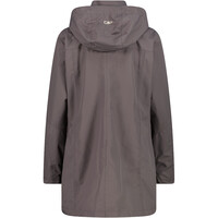 Cmp chaqueta impermeable mujer WOMAN JACKET SNAPS HOOD vista trasera