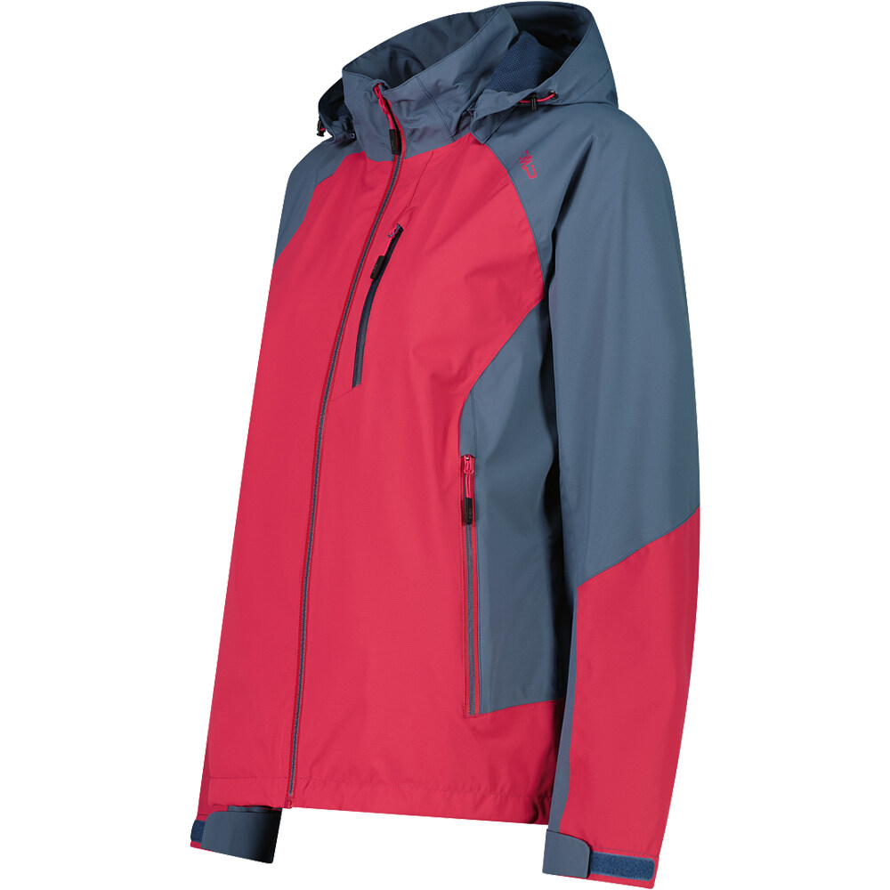 Cmp chaqueta impermeable mujer WOMAN JACKET ZIP HOOD vista detalle