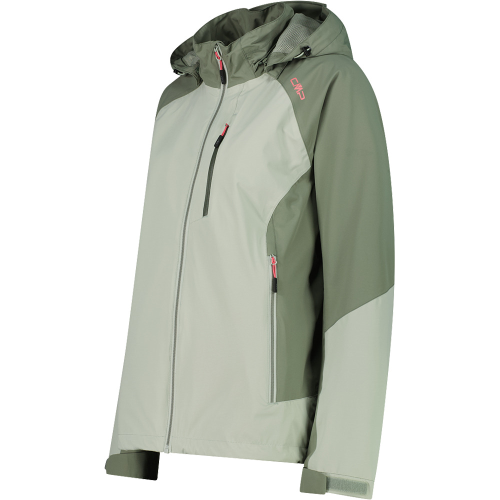 Cmp chaqueta impermeable mujer WOMAN JACKET ZIP HOOD vista detalle