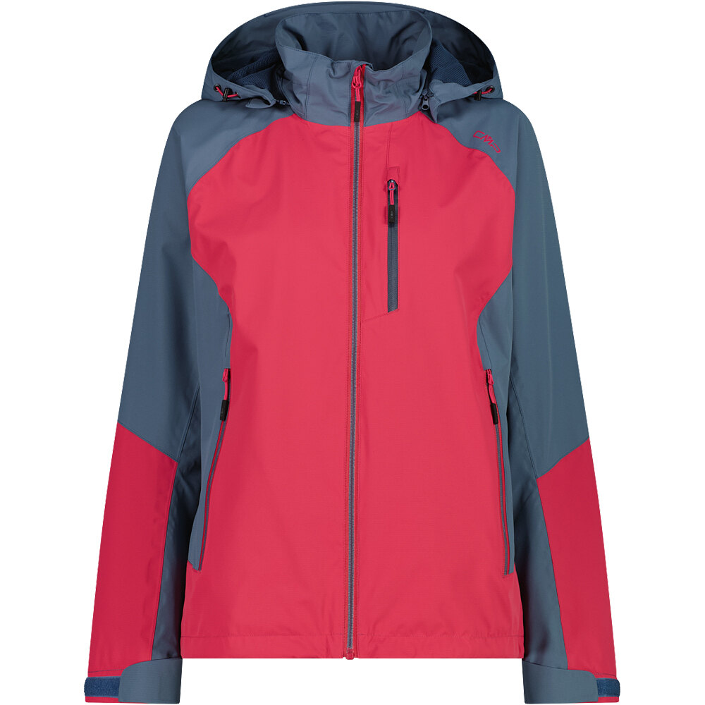 Cmp chaqueta impermeable mujer WOMAN JACKET ZIP HOOD vista frontal