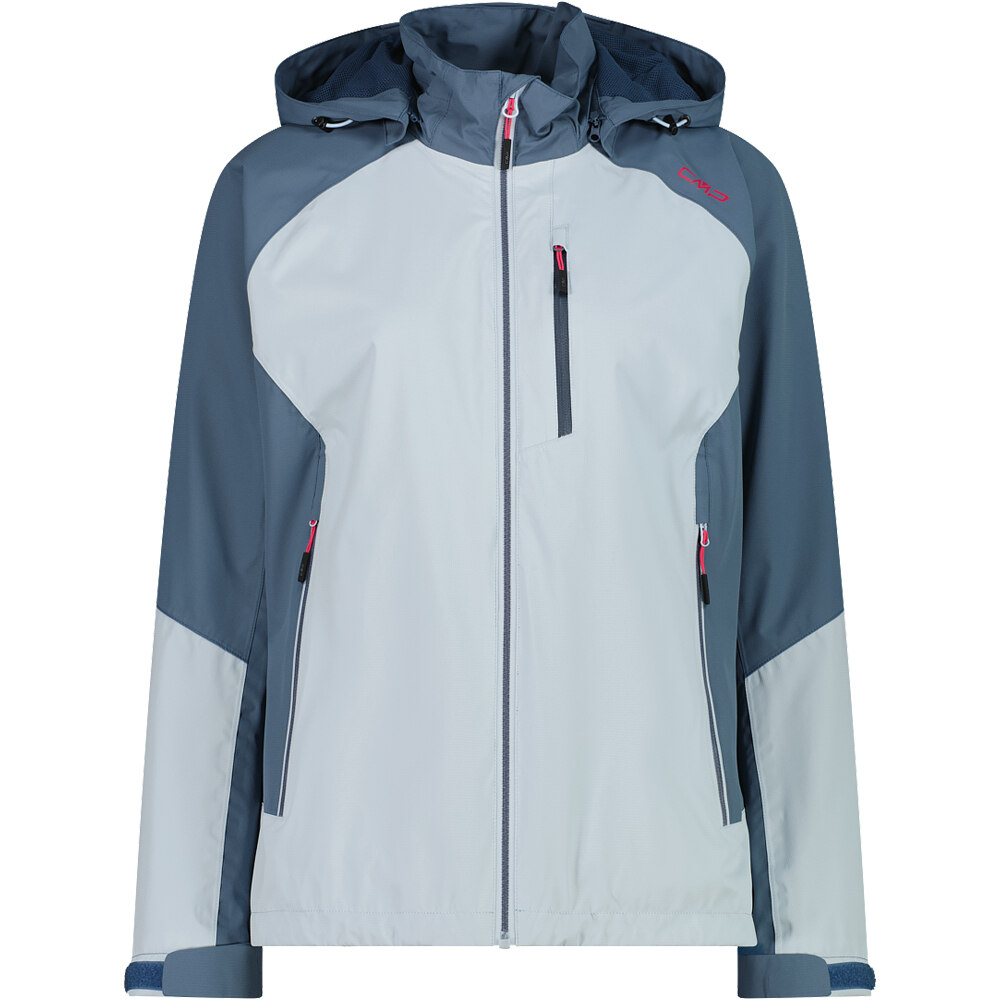 Cmp chaqueta impermeable mujer WOMAN JACKET ZIP HOOD vista frontal