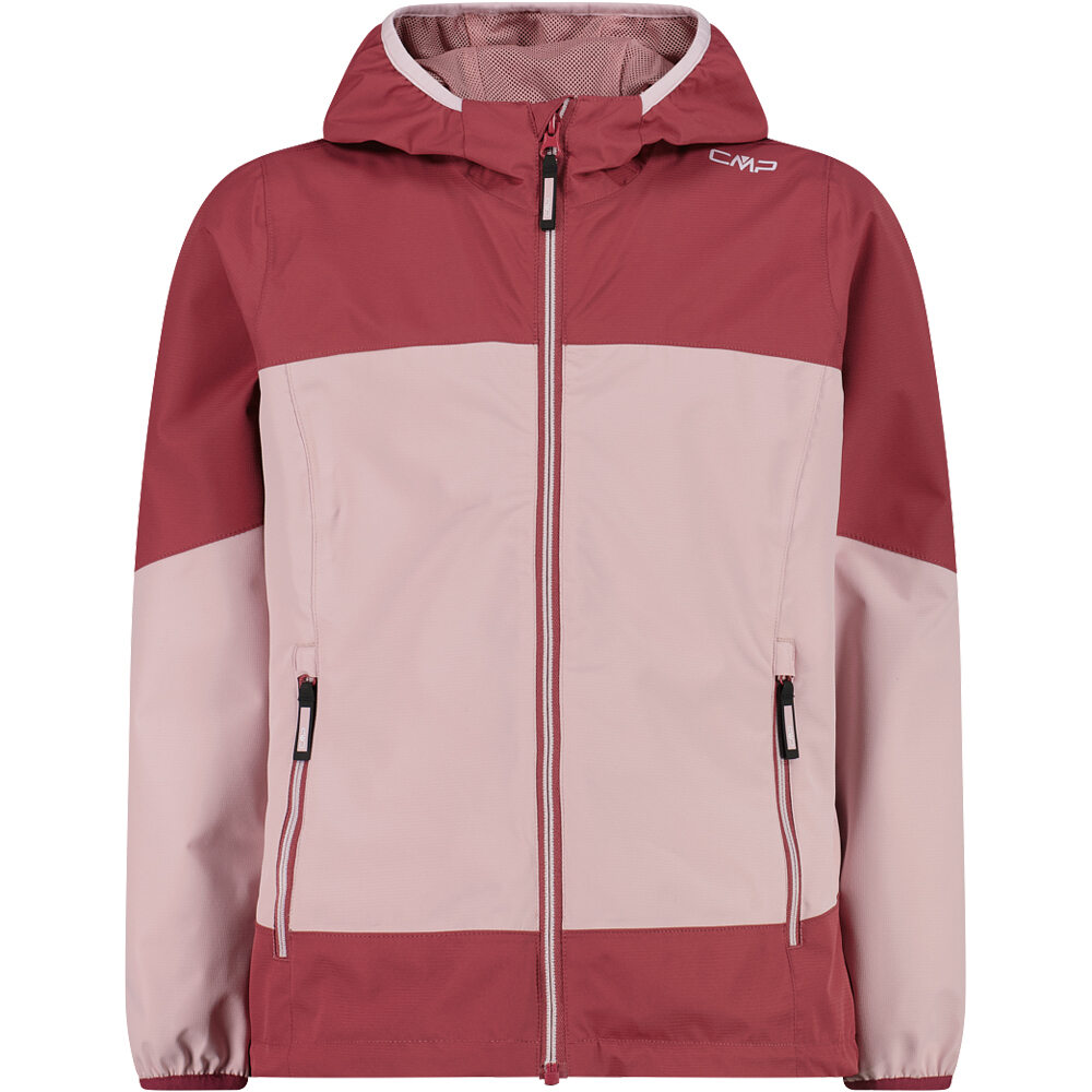 Cmp chaqueta impermeable niño KID G JACKET FIX HOOD vista frontal