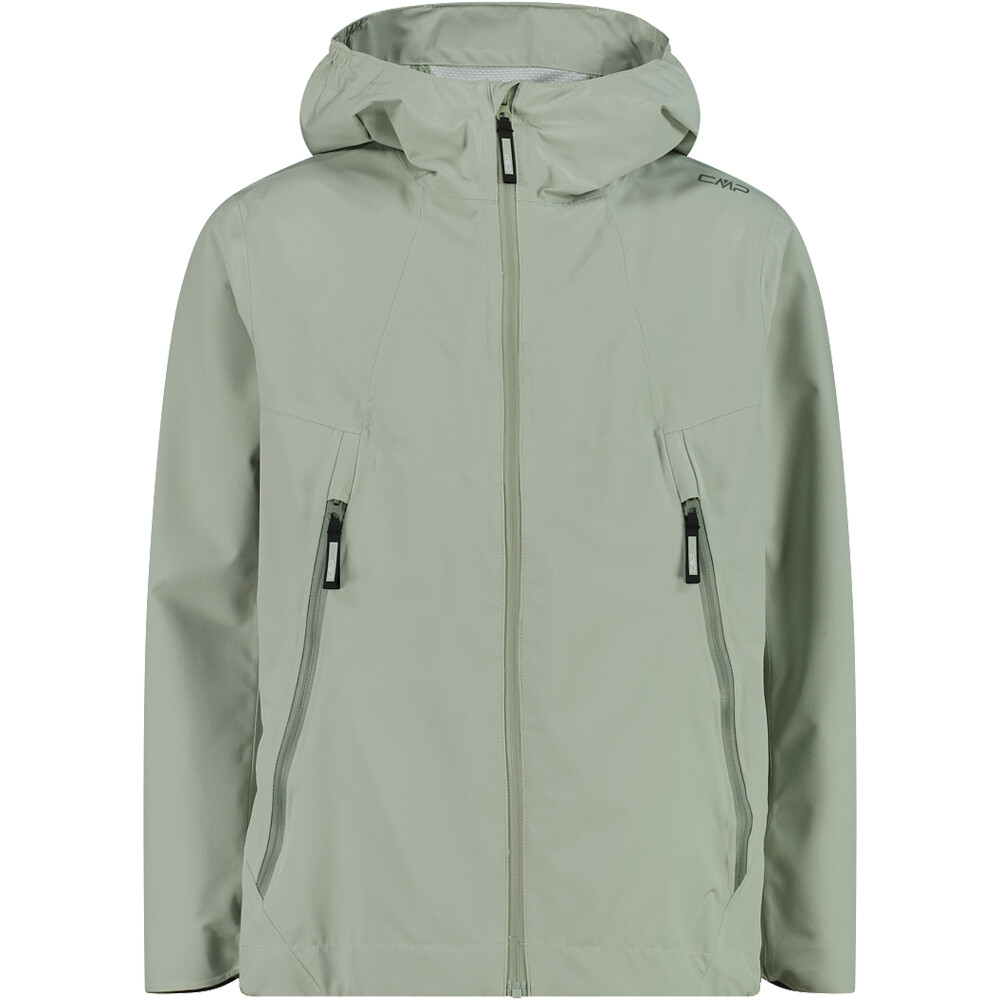 Cmp chaqueta impermeable niño KID G JACKET FIX HOOD vista frontal