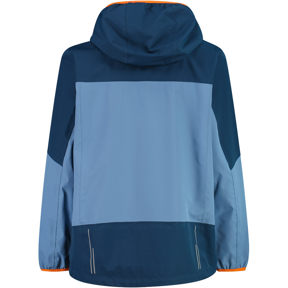 Cmp chaqueta impermeable niño KID JACKET FIX HOOD vista trasera