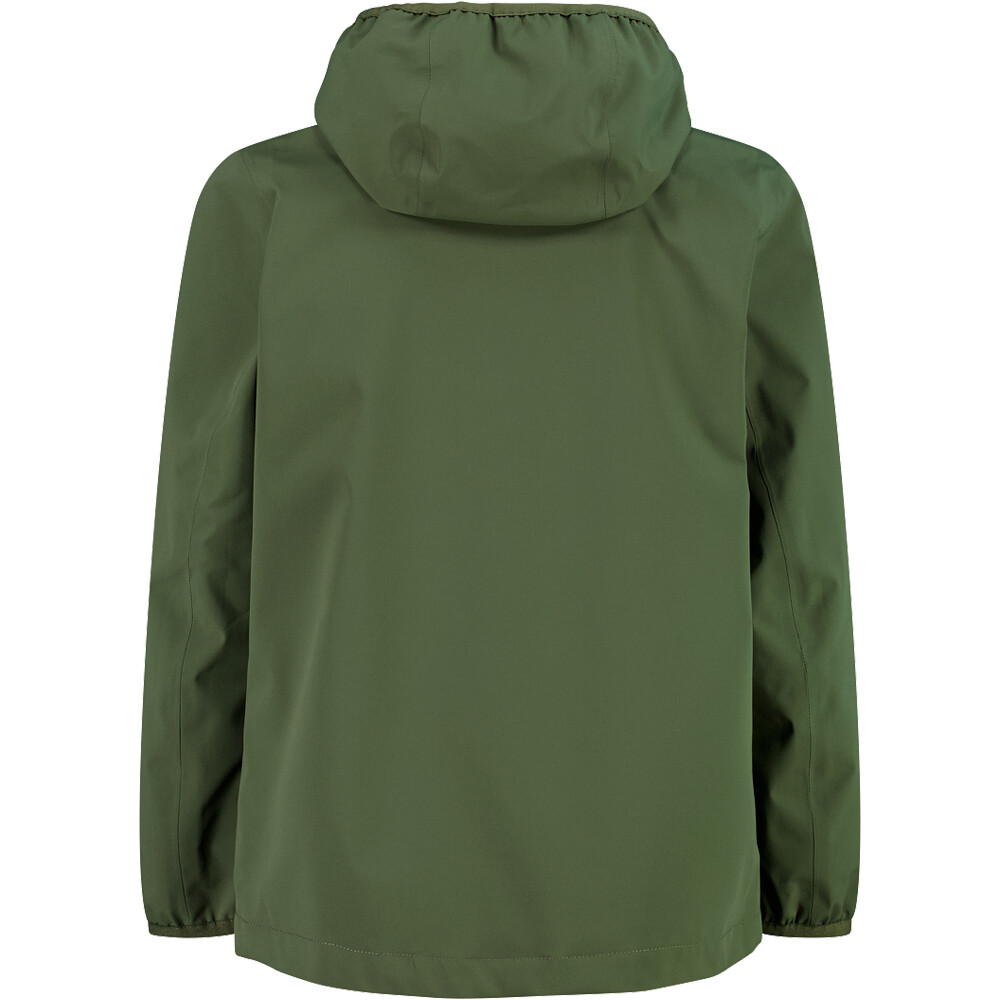 Cmp chaqueta impermeable niño KID JACKET FIX HOOD vista trasera