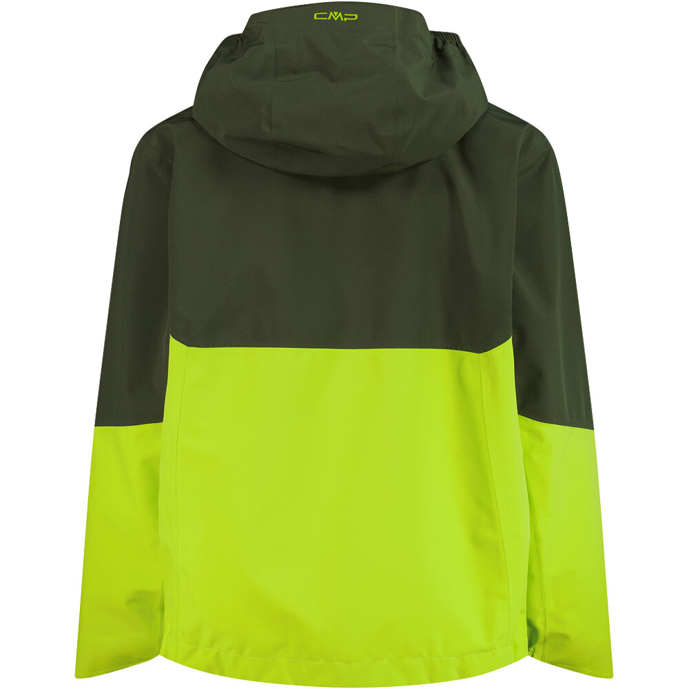 Cmp chaqueta impermeable niño KID JACKET FIX HOOD vista trasera
