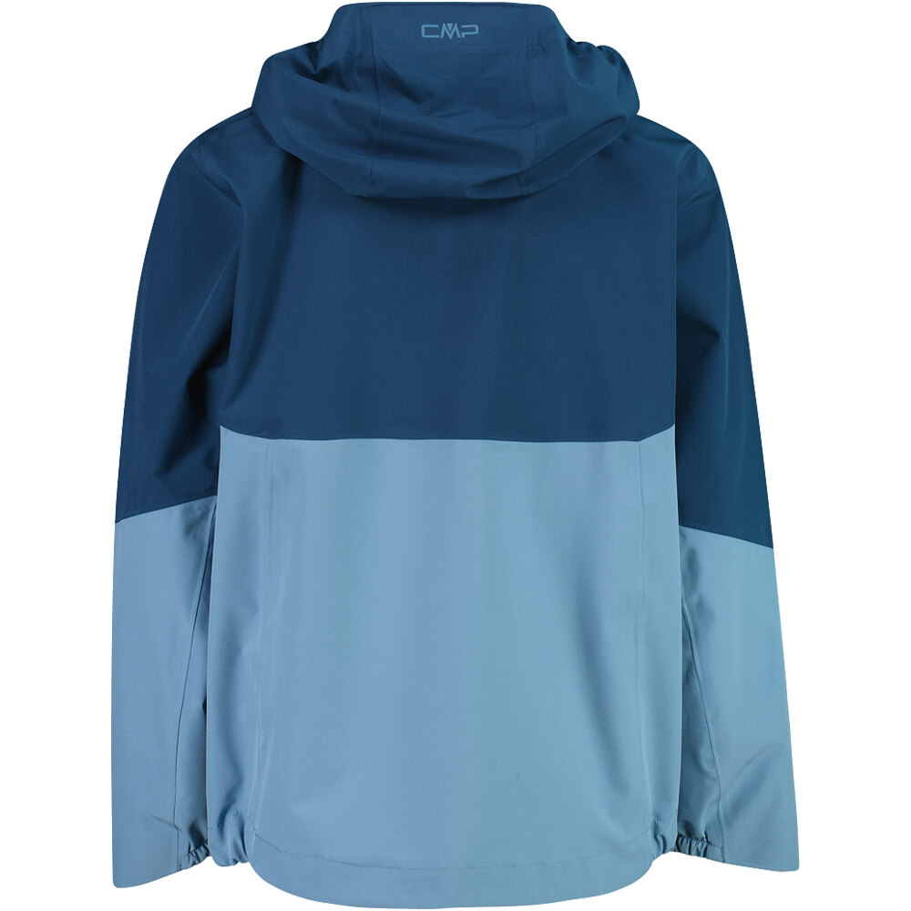 Cmp chaqueta impermeable niño KID JACKET FIX HOOD vista trasera
