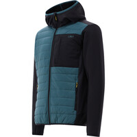 Cmp chaqueta outdoor hombre MAN HYBRID JACKET FIX HOOD vista detalle
