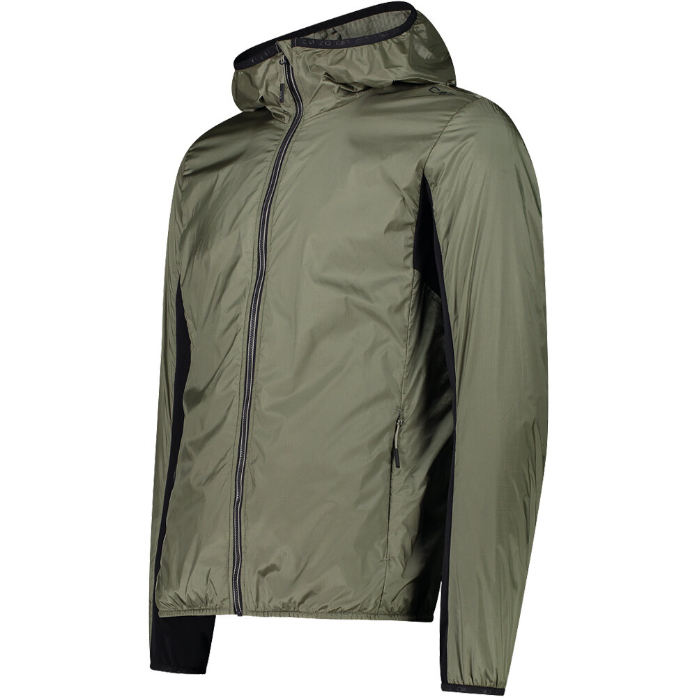 Cmp chaqueta outdoor hombre MAN JACKET HYBRID FIX HOOD vista detalle