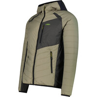 Cmp chaqueta outdoor hombre MAN JACKET HYBRID FIX HOOD vista detalle